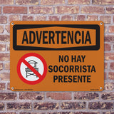 No Lifeguard On Duty Spanish