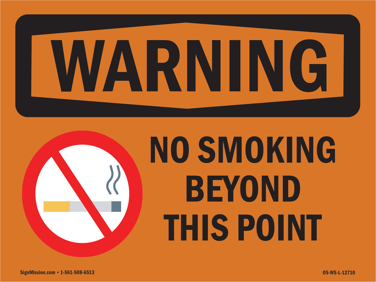 No Smoking Beyond This Point