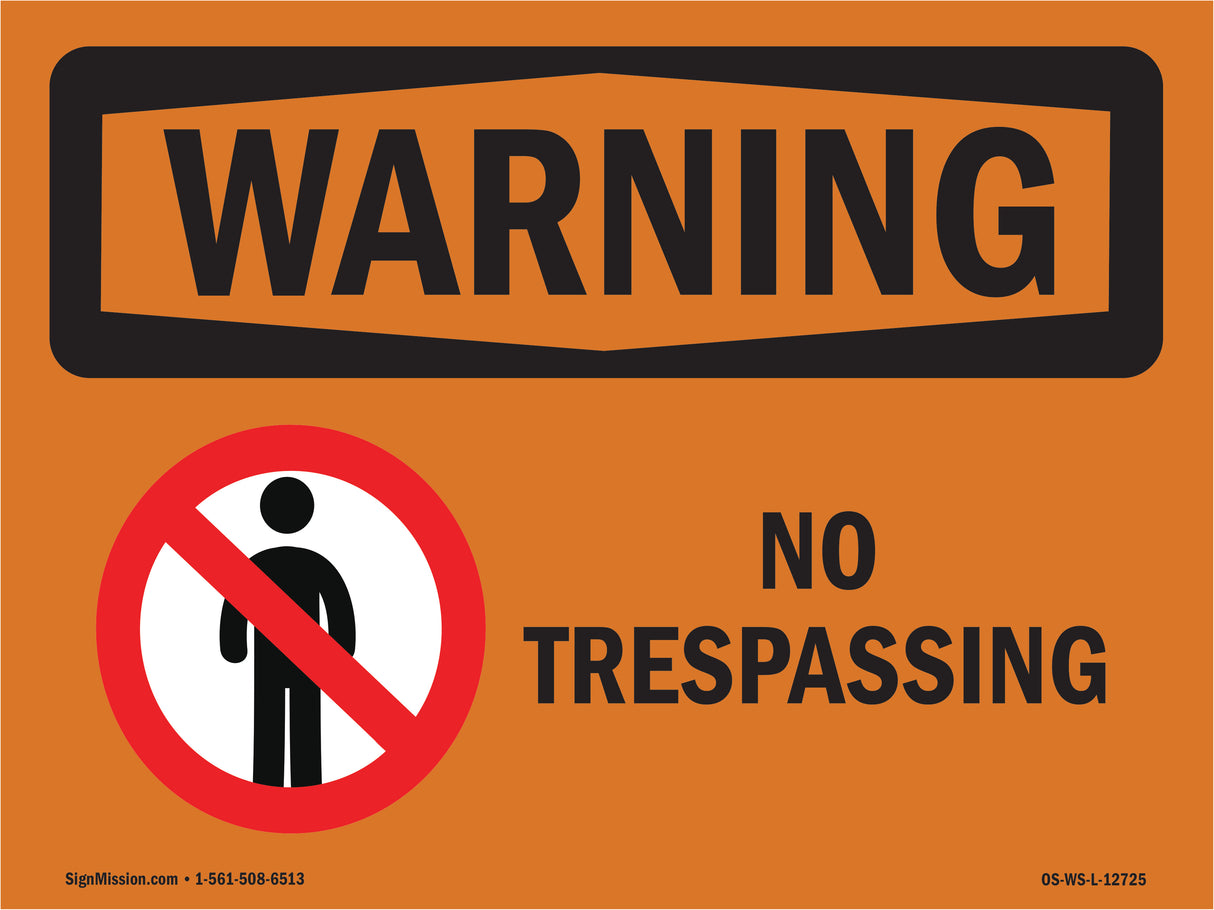 No Trespassing