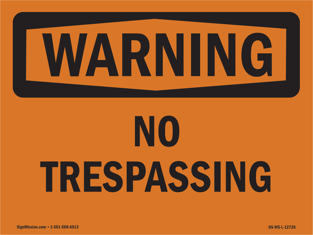 No Trespassing