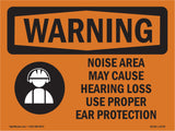 Noise Area Use Ear Protection Spanish