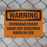 Overhead Crane Hard Hat Required