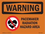 Pacemaker Radiation Hazard Area Bilingual