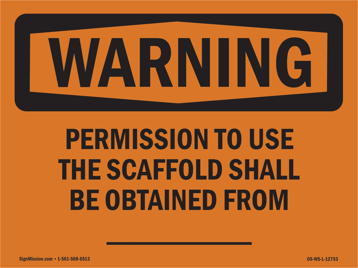 Permission To Use The Scaffold Obtained