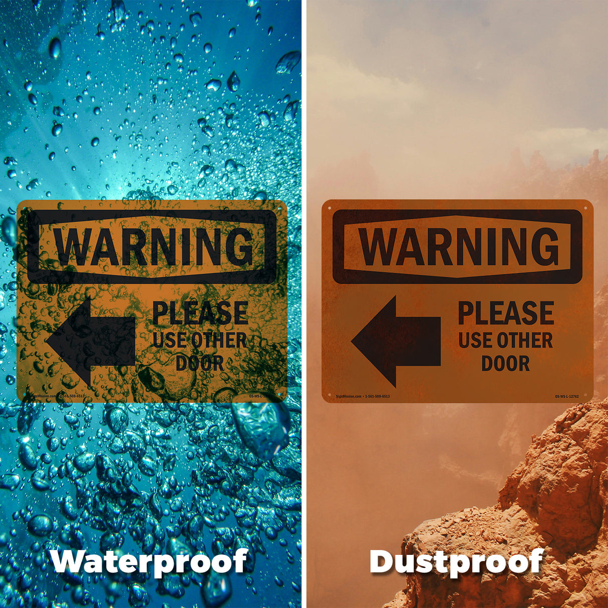 Please Use Other Door With Symbol