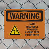 Radio Frequency Radiation Hazard Area