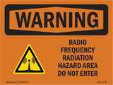 Radio Frequency Radiation Hazard Area