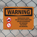 Renovation Work Do Not Enter Work Area