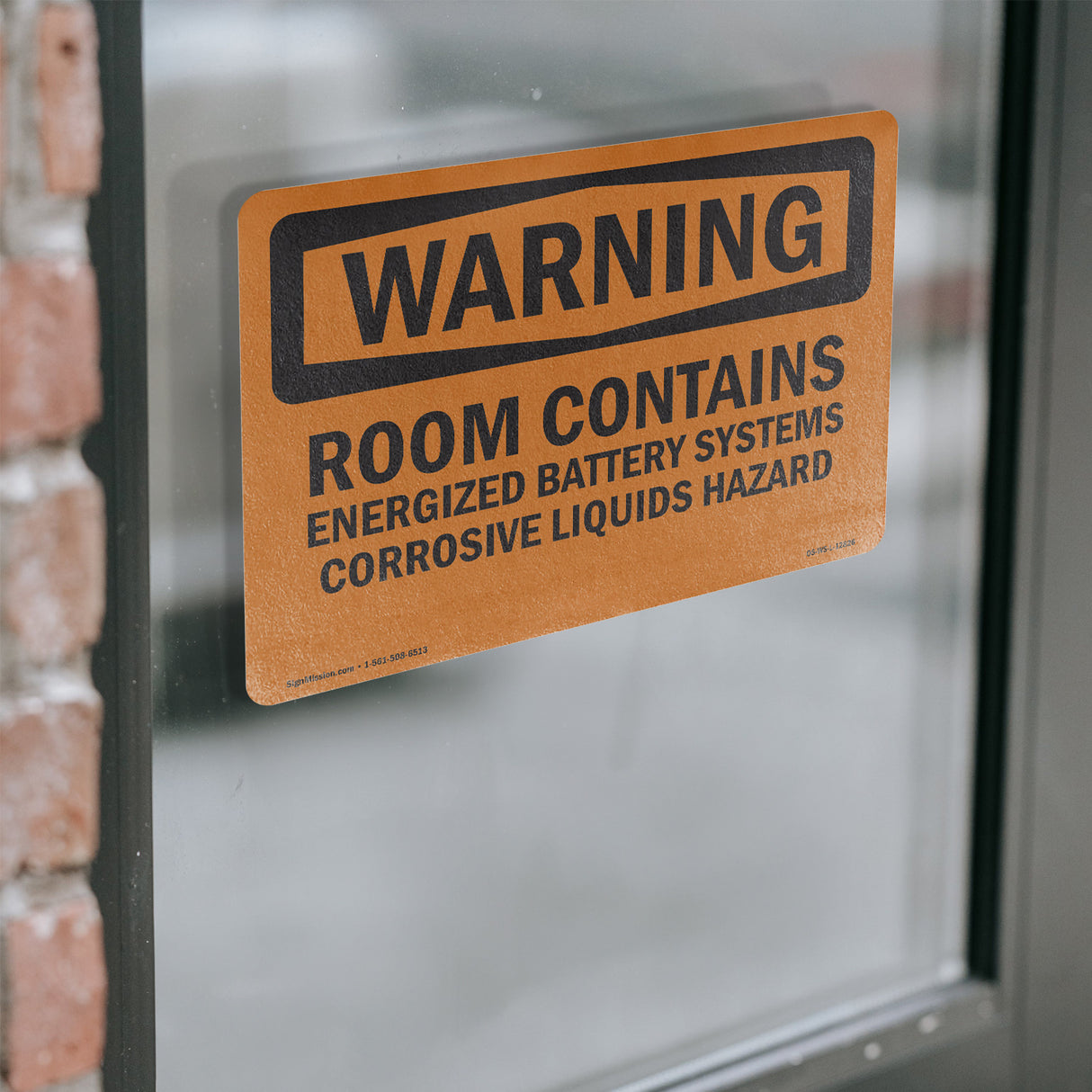 Room Contains Energized Battery