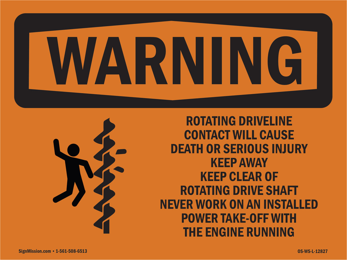 Rotating Driveline Contact Cause Death