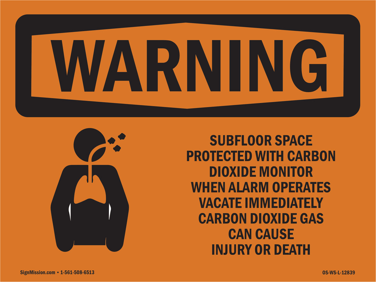 Subfloor Space Protected With Symbol