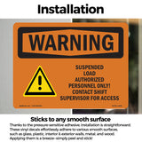 Suspended Load Authorized Personnel Only