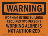 Two Persons Required