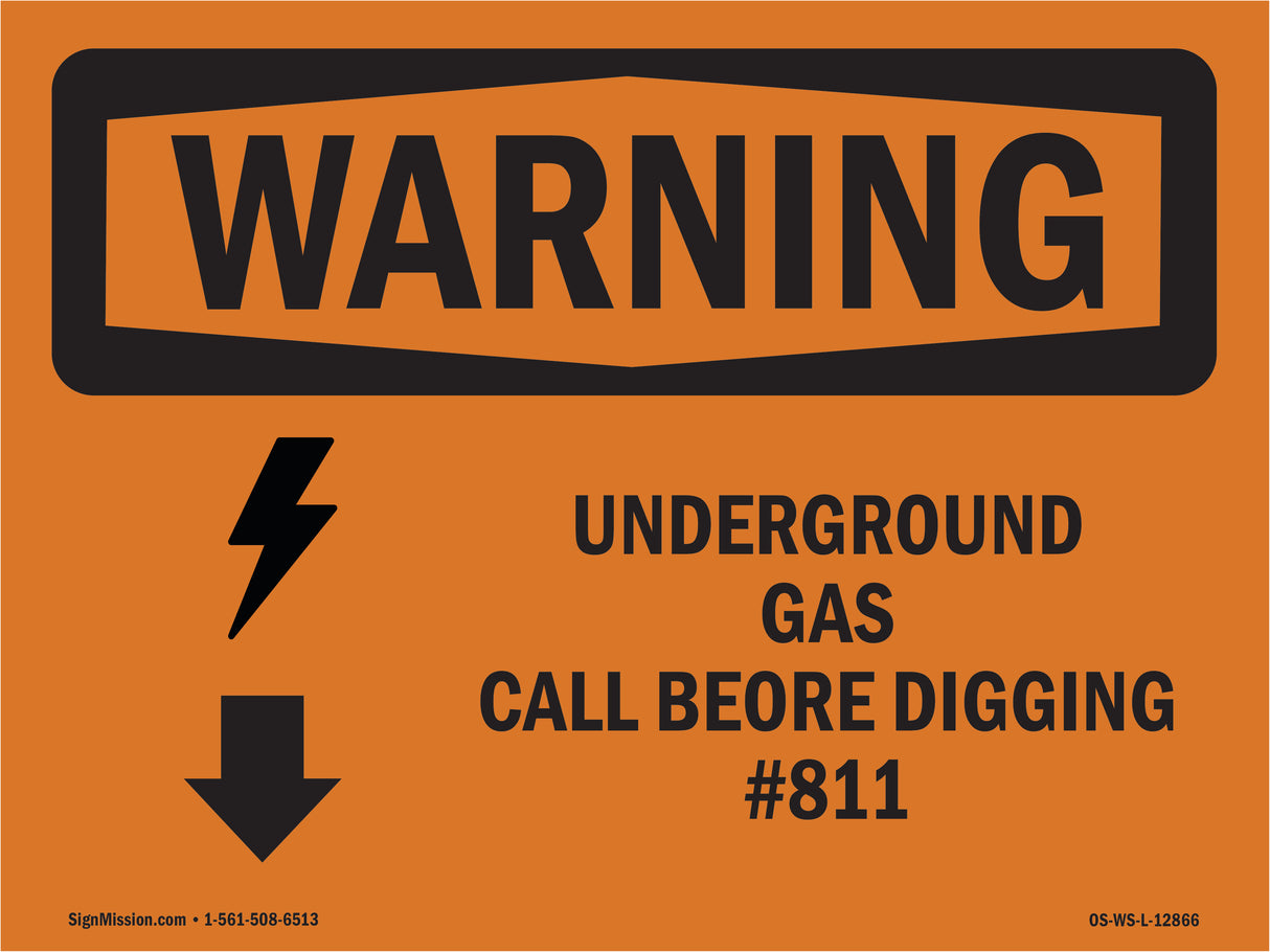 Underground Gas Call #811 Bilingual