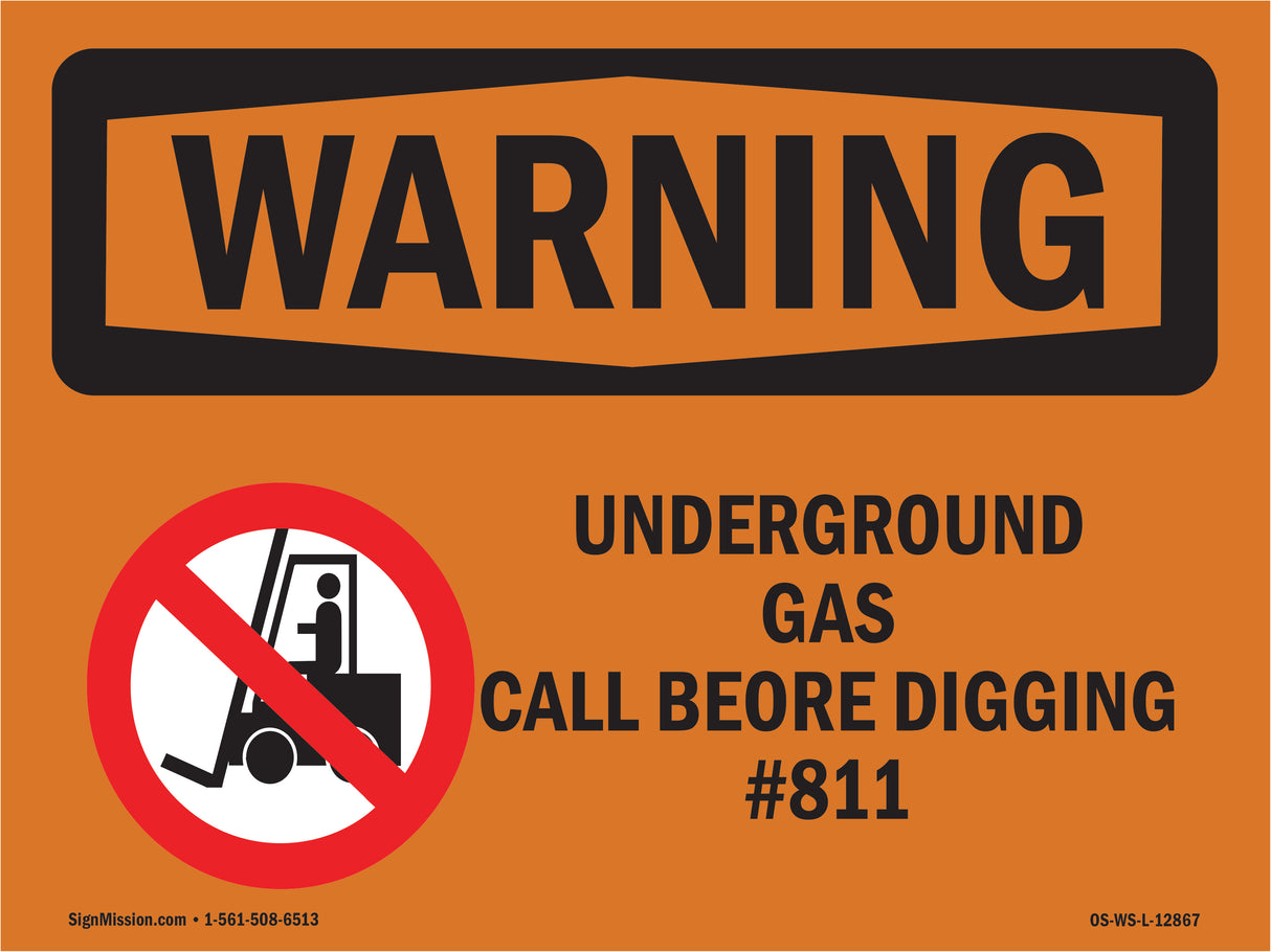 Underground Gas Call #811 Bilingual