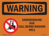 Underground Gas Call #811 Bilingual