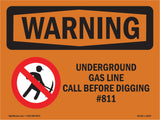 Underground Gas Line Call #811 Bilingual