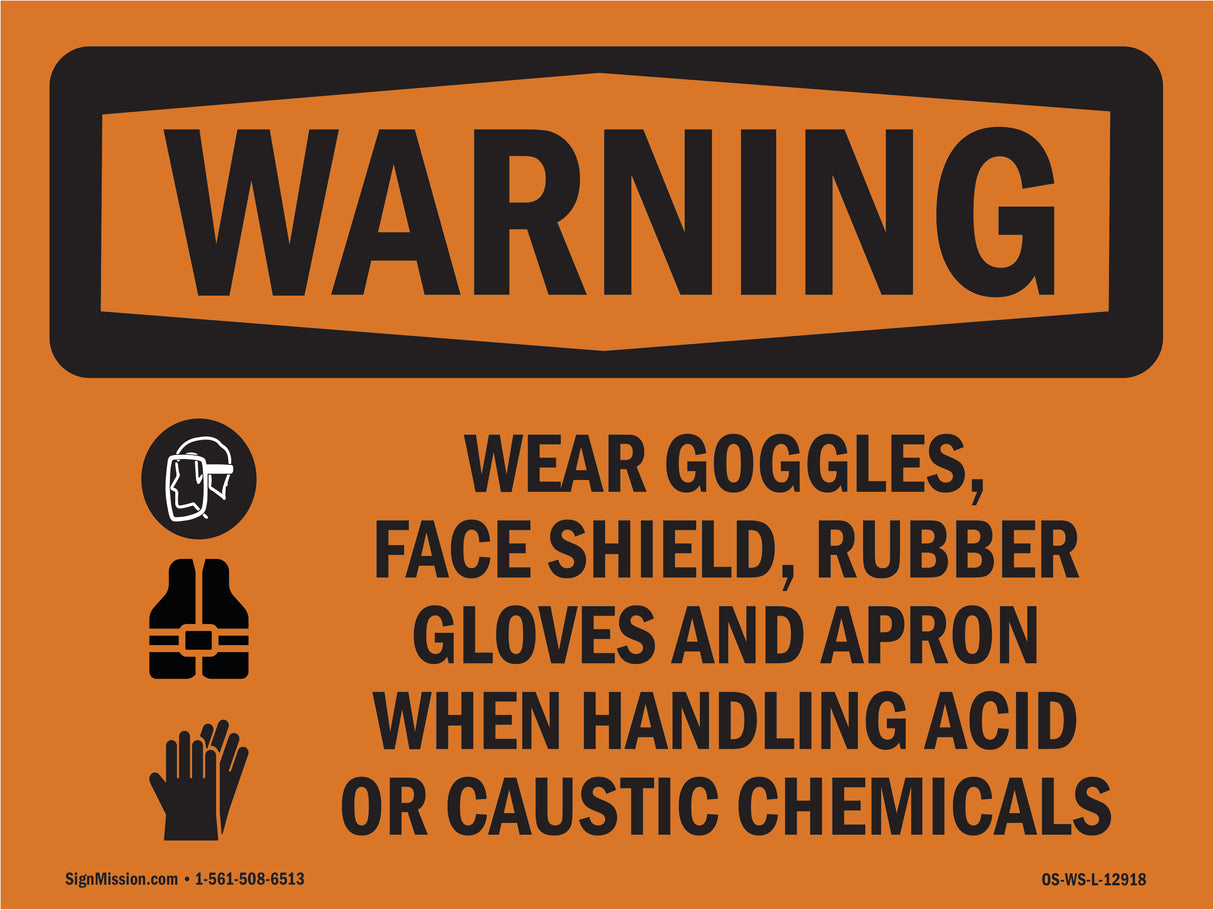 Wear Goggles, Face With Symbol| Ãƒâ€šÃ‚Â Made in the USA