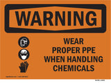 Wear Proper PPE Handling Chemicals
