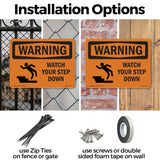 Watch Your Step Down With Symbol