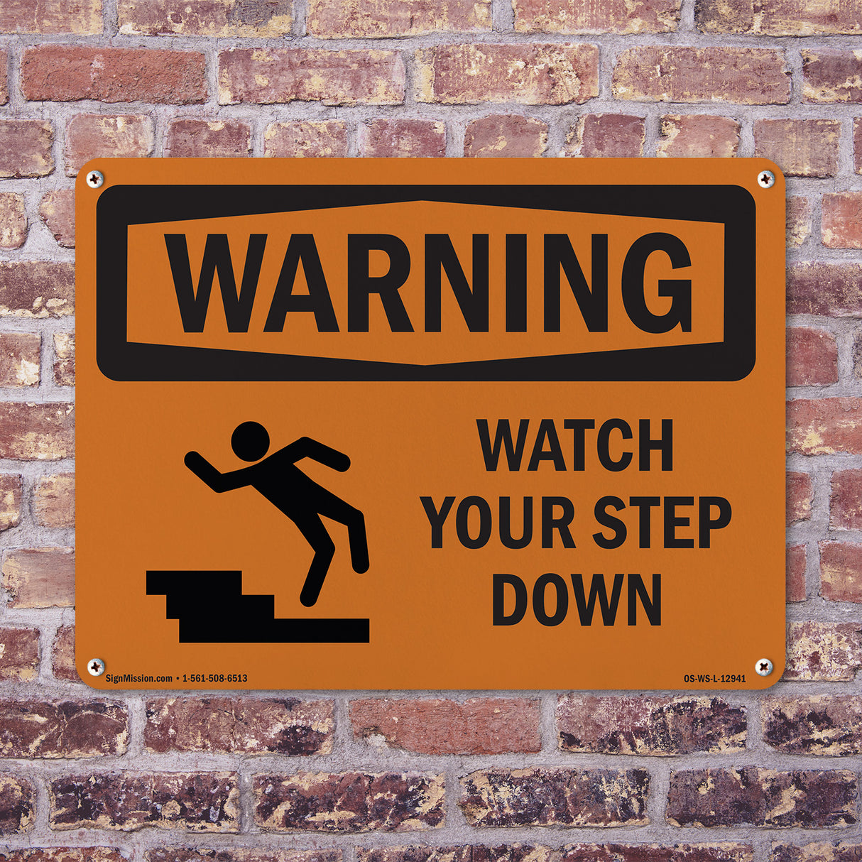 Watch Your Step Down With Symbol