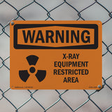 X-Ray Equipment Restricted Area With Symbol