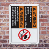 Lead Work Area Poison No Smoking Or Eating