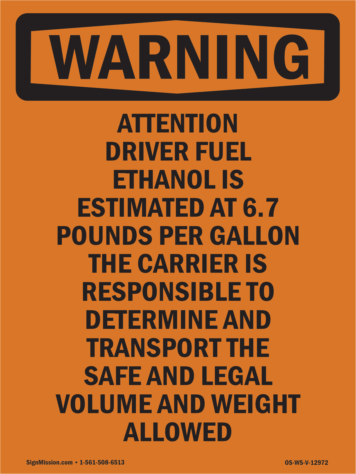 Attention Driver Fuel Ethanol Is Estimated