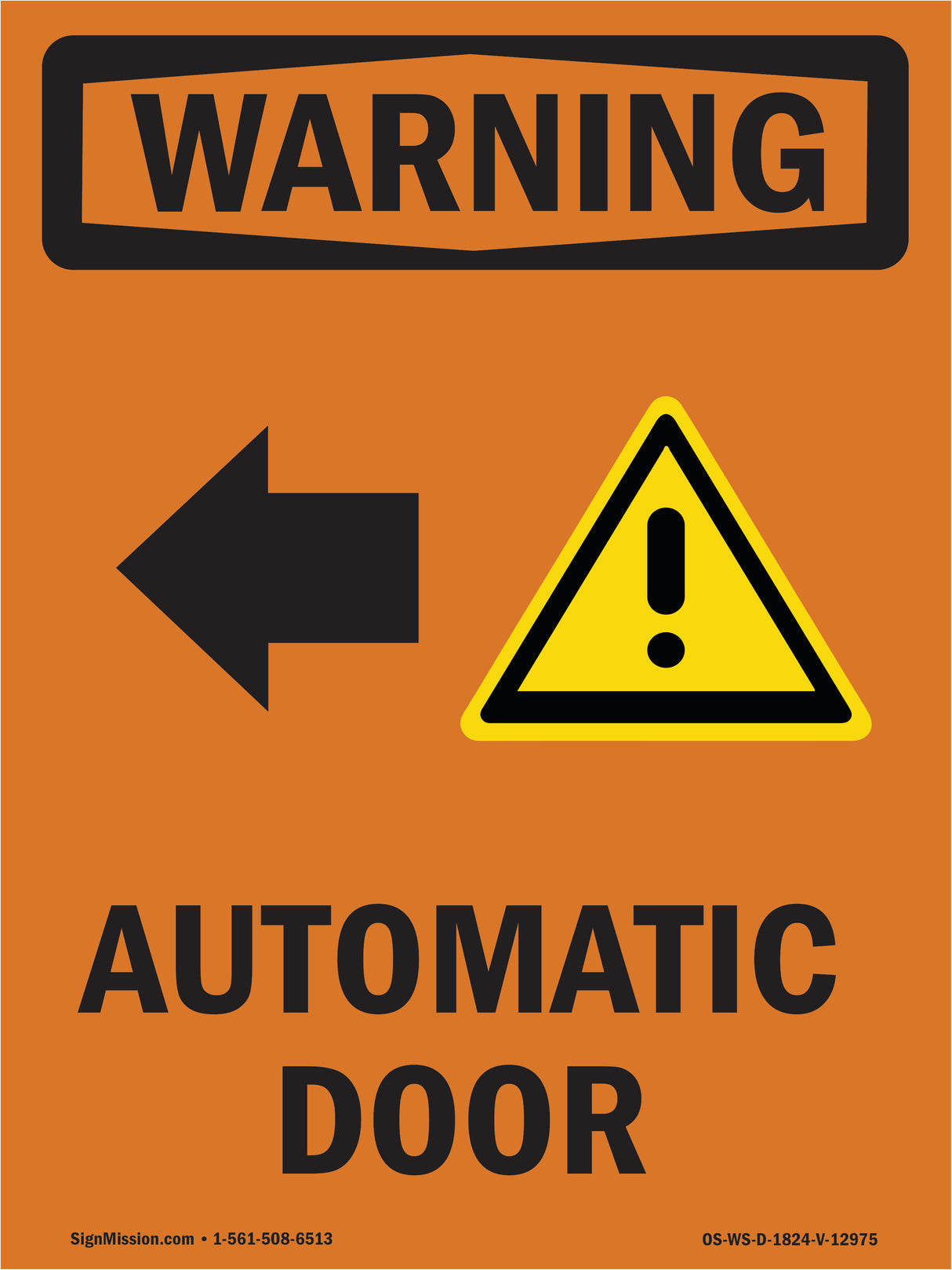 Automatic Door [Left Arrow] With Symbol