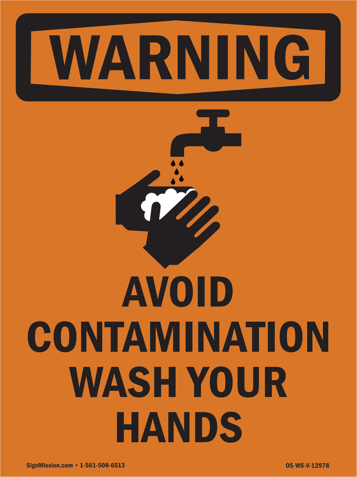 Avoid Contamination Wash Your Hands