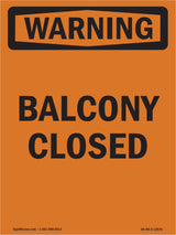 Balcony Closed