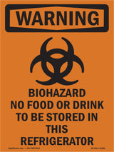 Biohazard No Food Or Drink