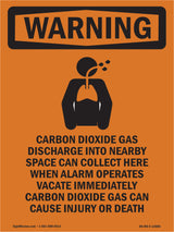 Carbon Dioxide Gas Discharge With Symbol