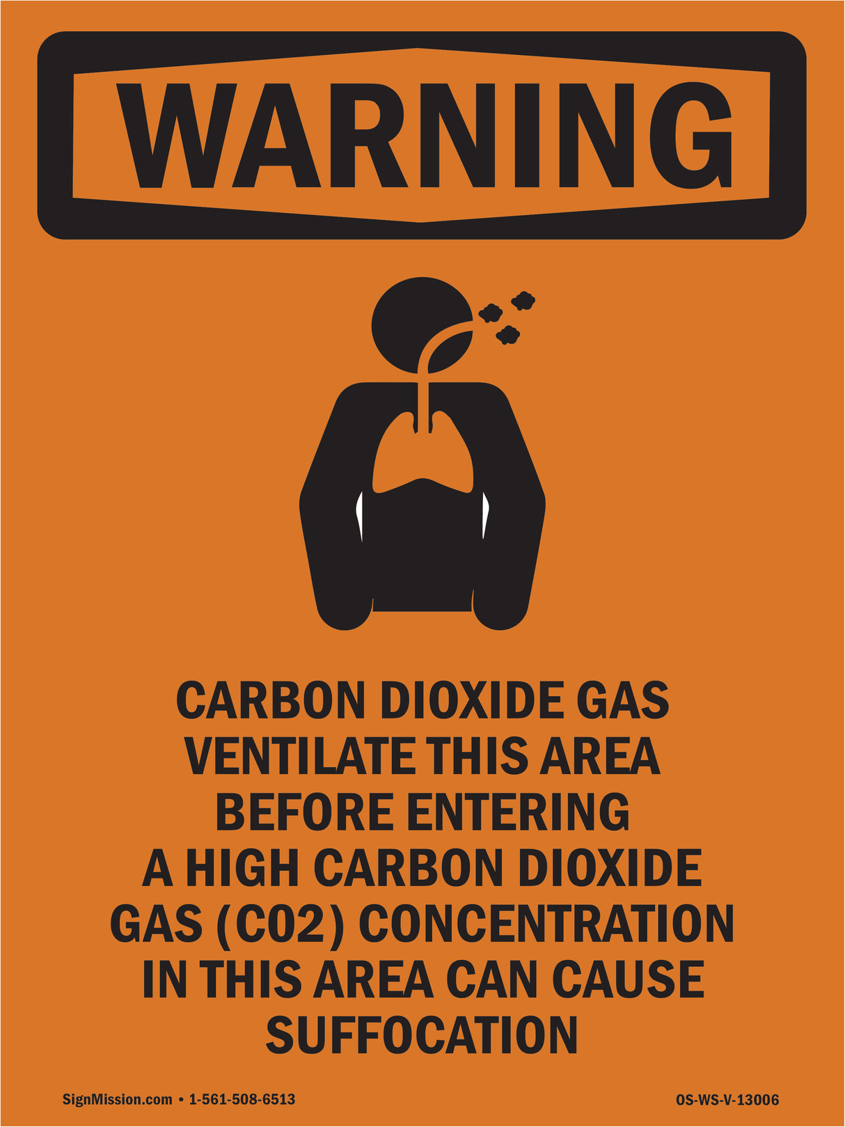 Carbon Dioxide Gas Ventilate With Symbol