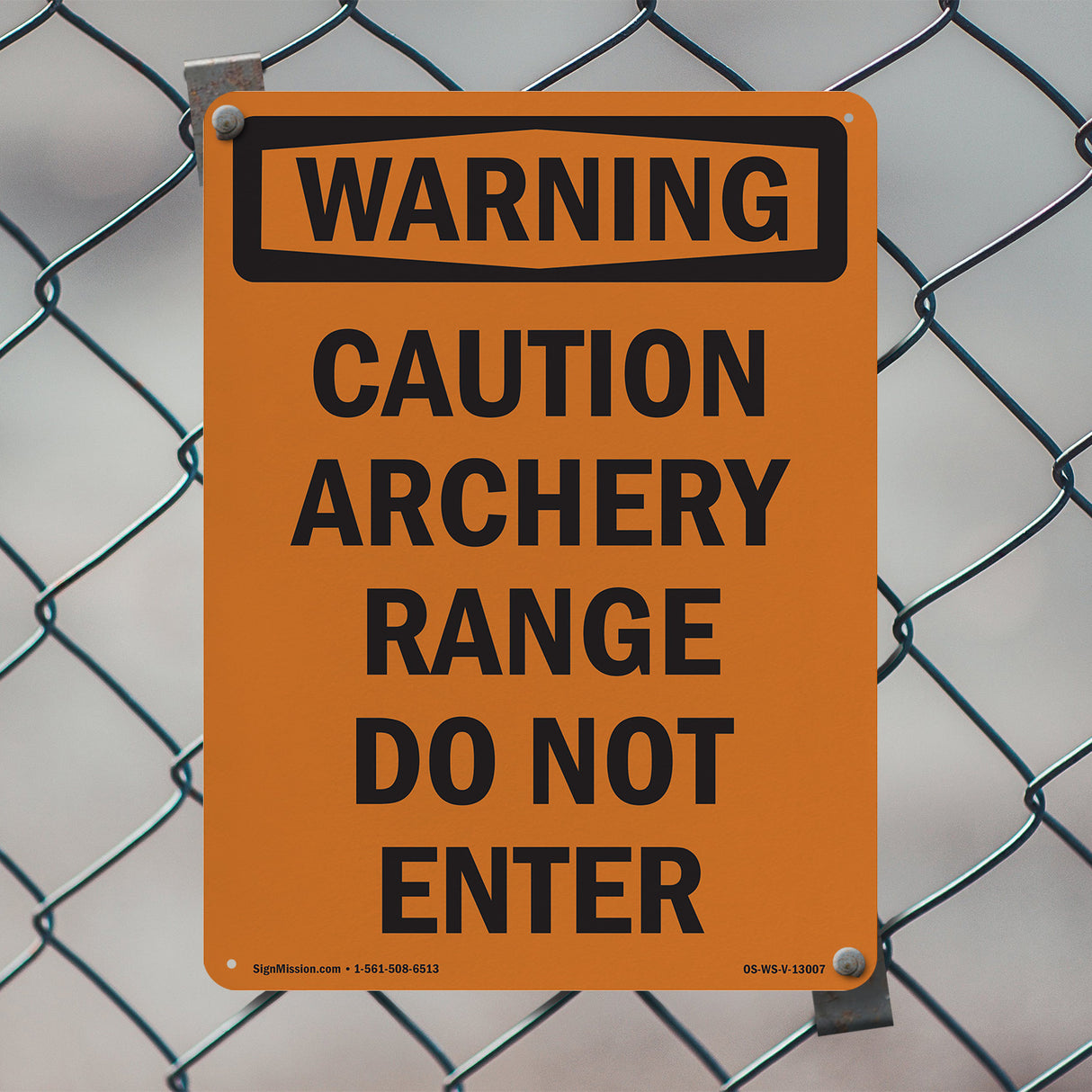 Caution Archery Range Do Not Enter