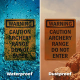 Caution Archery Range Do Not Enter