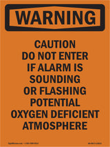 Caution Do Not Enter If Alarm Is Sounding