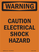 Caution Electrical Shock Hazard