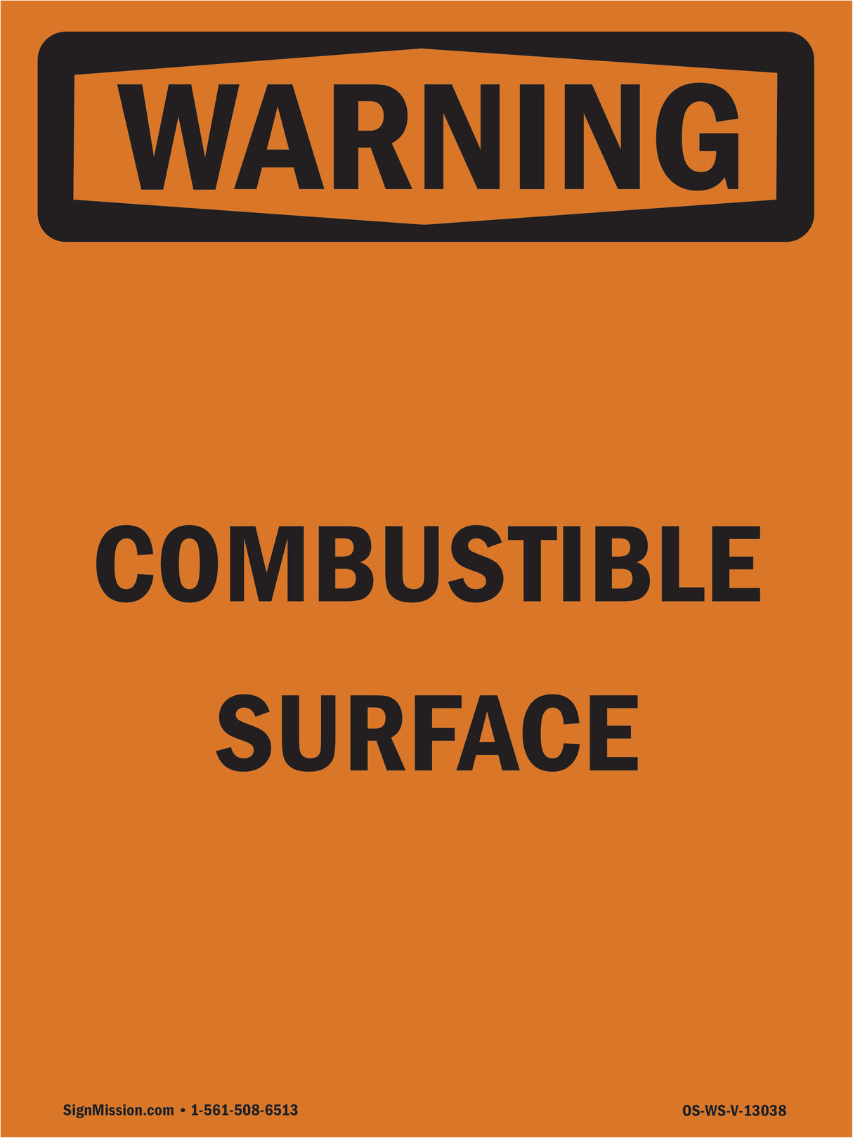 Combustible Surface