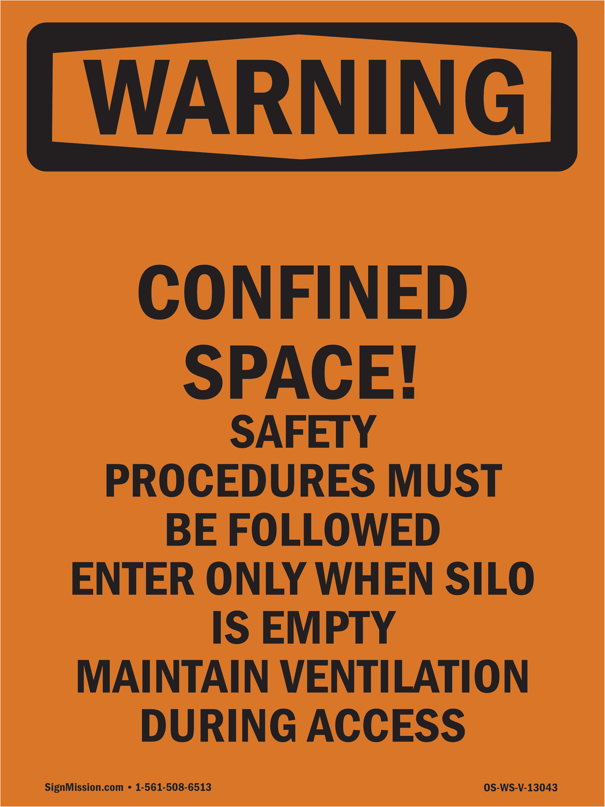 Confined Space! Safety Procedures