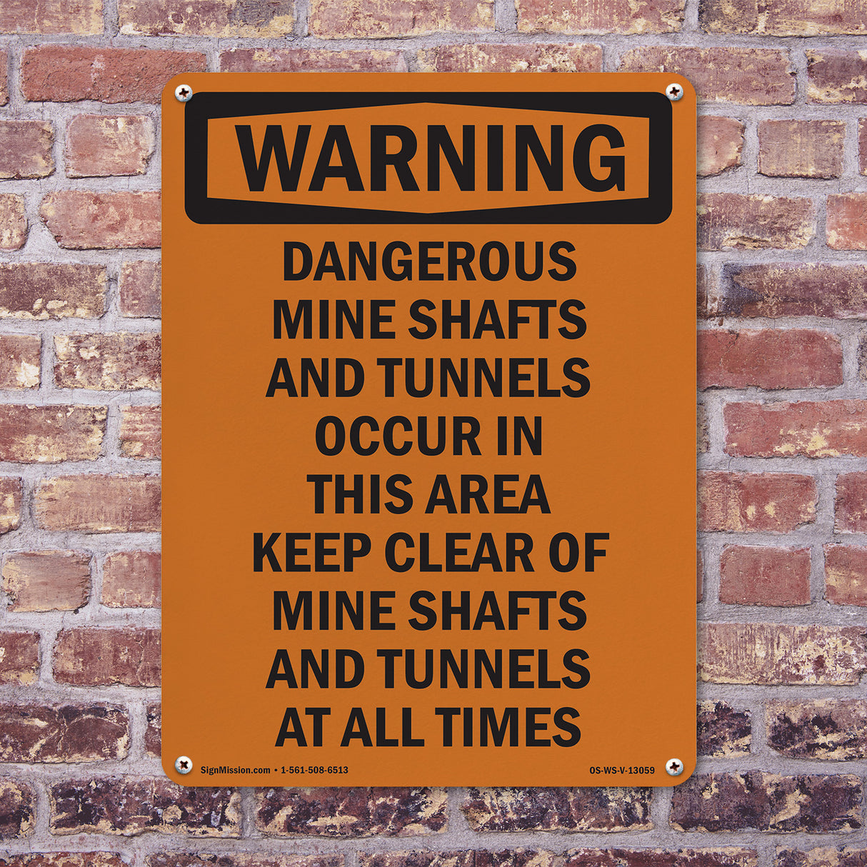 Dangerous Mine Shafts And Tunnels Occur