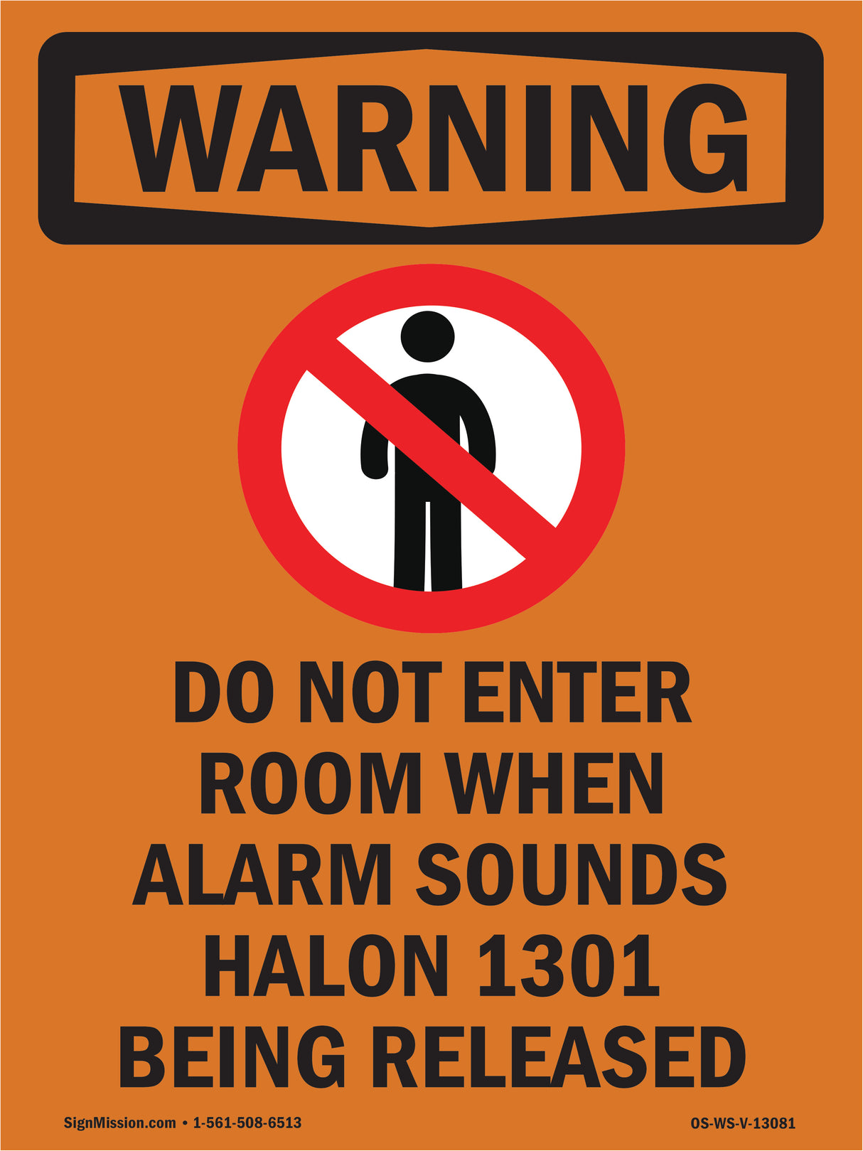 Do Not Enter Room When Alarm Sounds