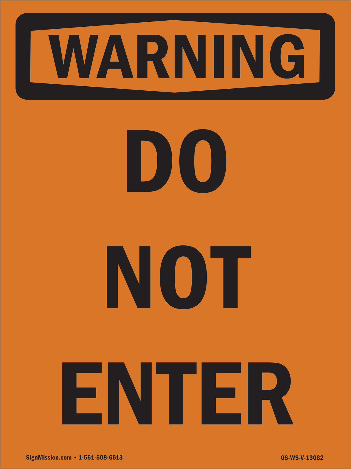 Do Not Enter