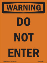 Do Not Enter