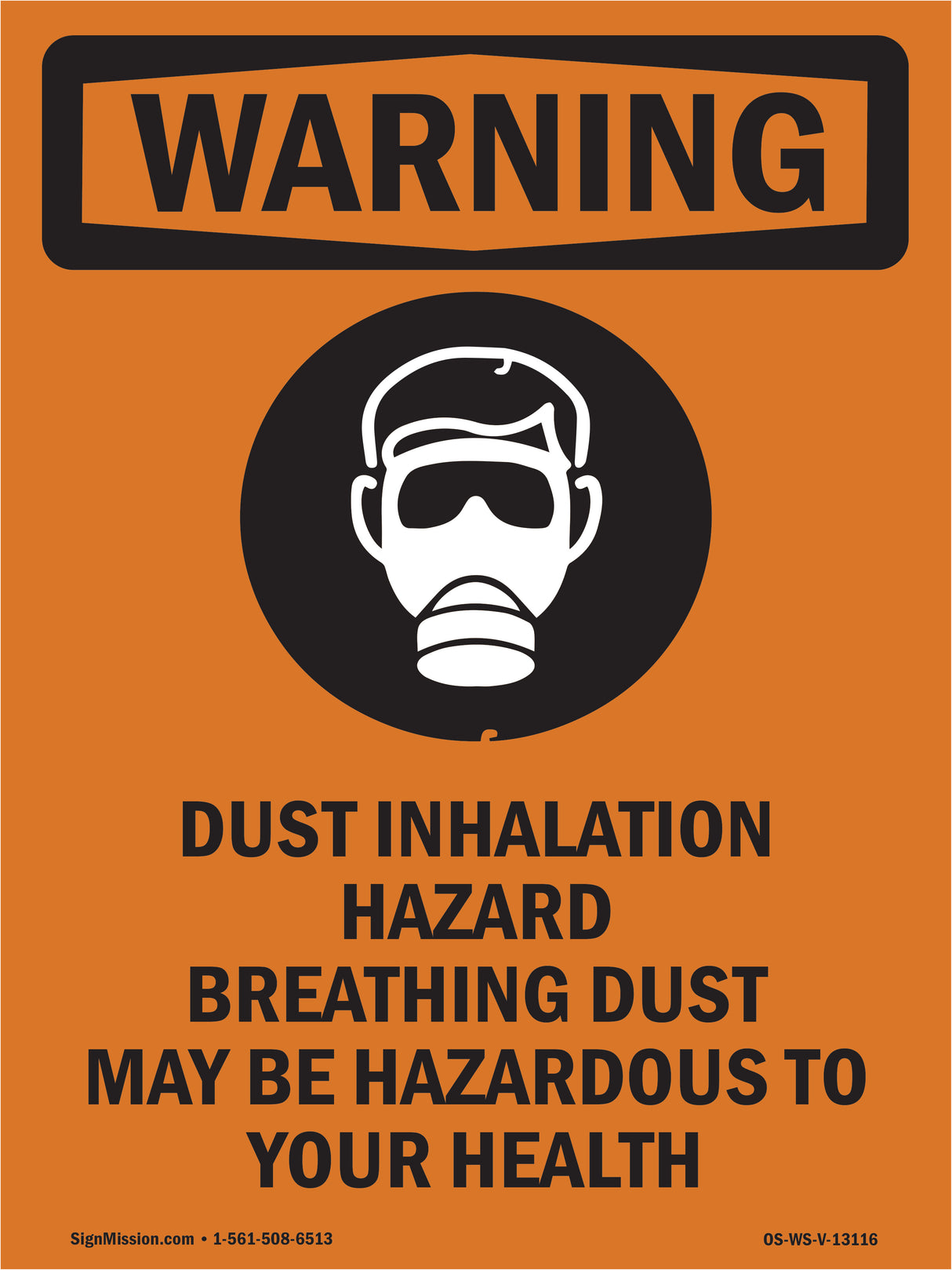 Dust Inhalation Hazard