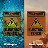 Electric Fence With Symbol