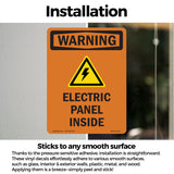 Electric Panel Inside With Symbol
