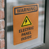 Electric Panel Inside With Symbol