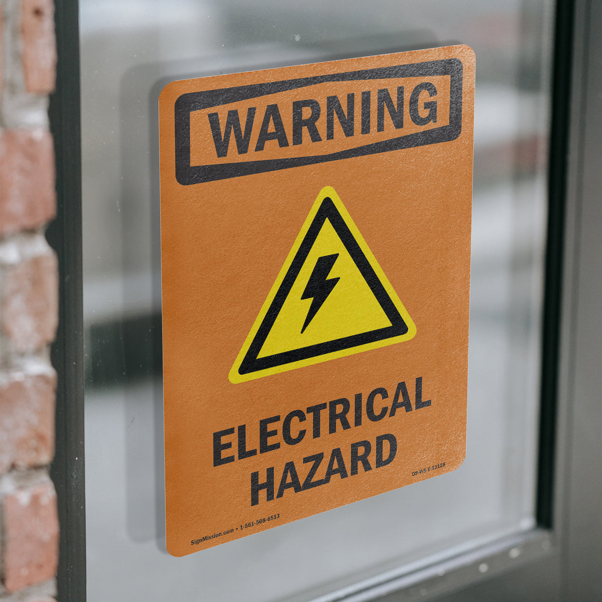 Electrical Hazard With Symbol