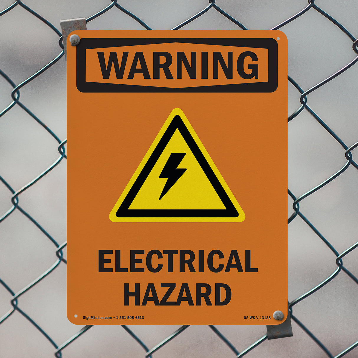 Electrical Hazard With Symbol